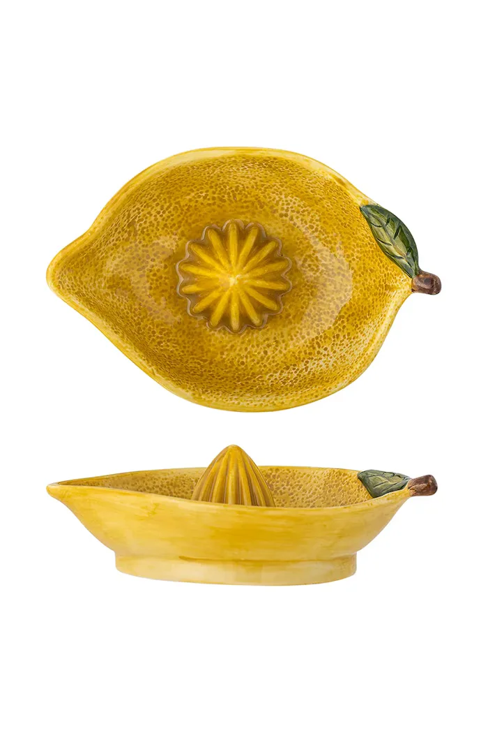 Bloomingville Цитрусова преса Limone 155 x 5 x 105 cm в жълто