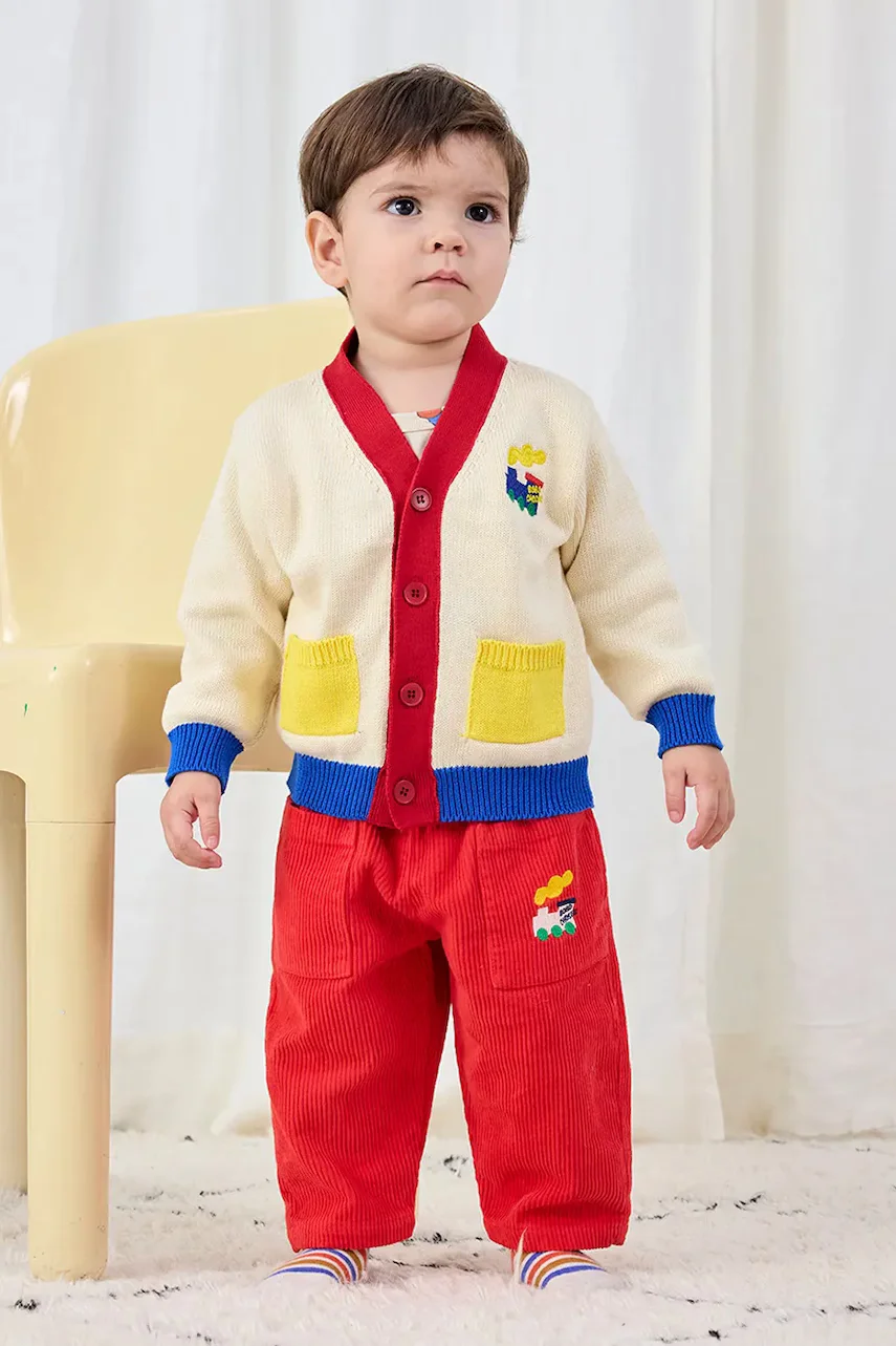 Bobo Choses Бебешка памучна жилетка Choo Choo