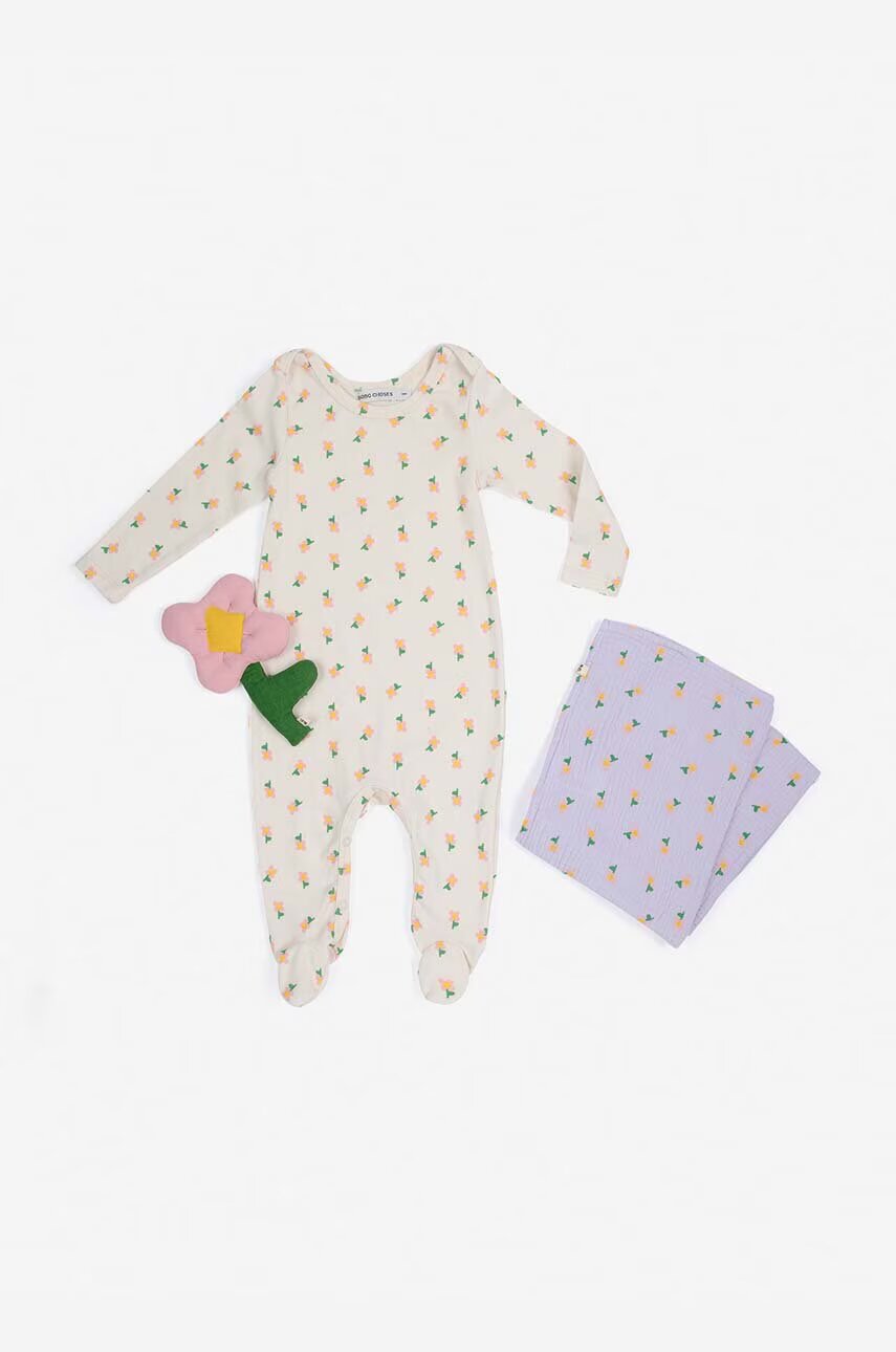 Bobo Choses Бебешки памучни ританки Pansy Flower