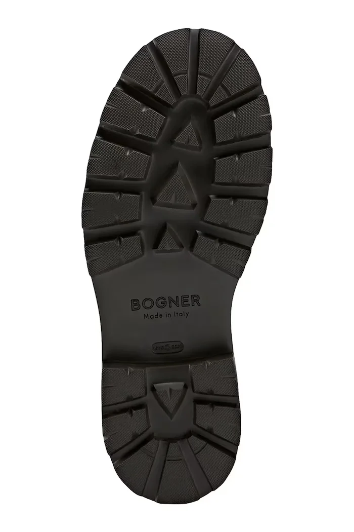BOGNER кубинки с платформа дамски от велур RIGA кафяви 22642111