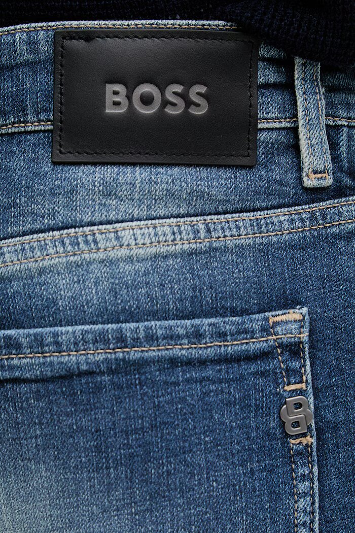 BOSS дънки straight мъжки OGDEN тъмносини 50567667