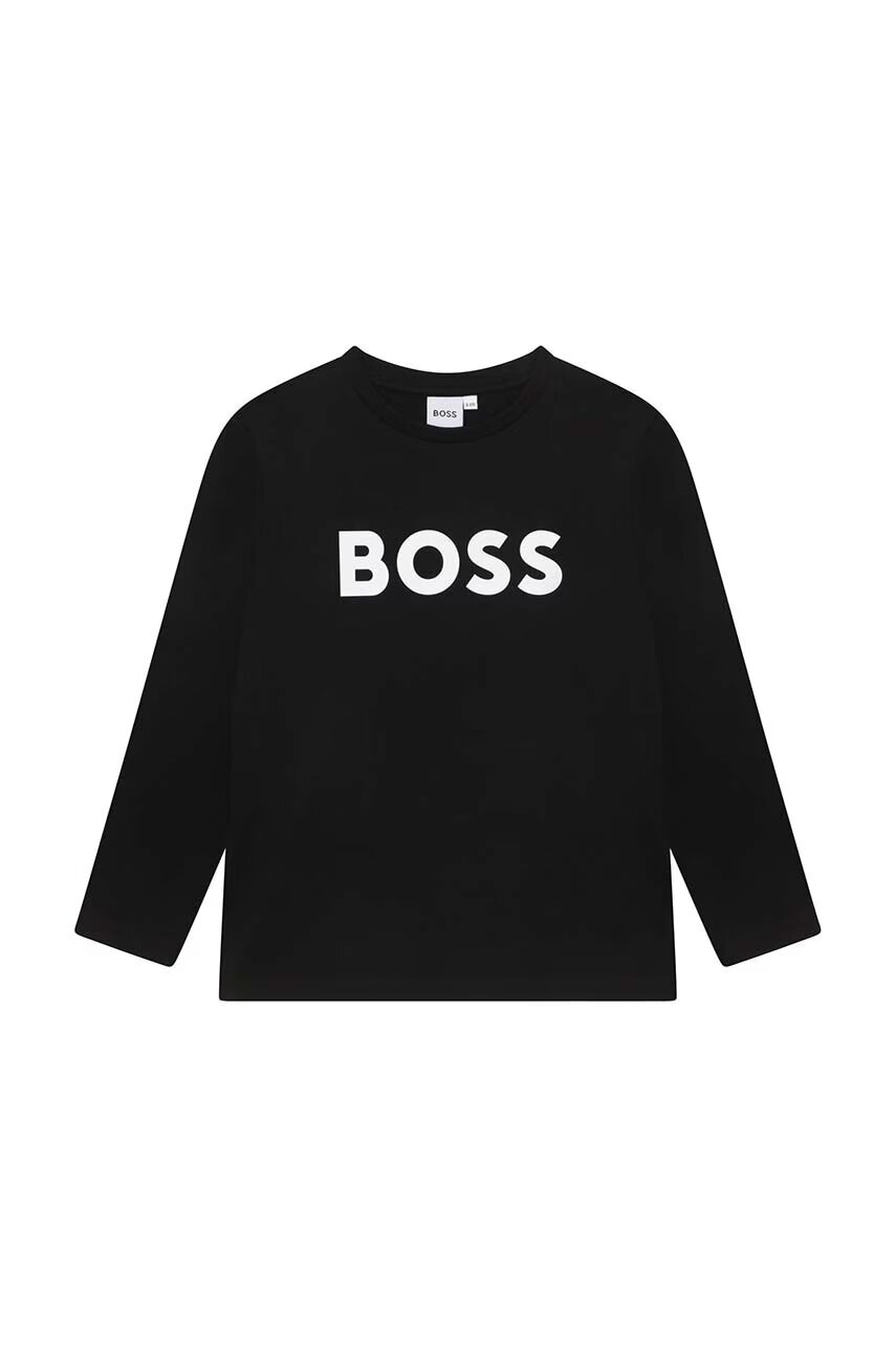 BOSS Детска блуза с дълги ръкави
