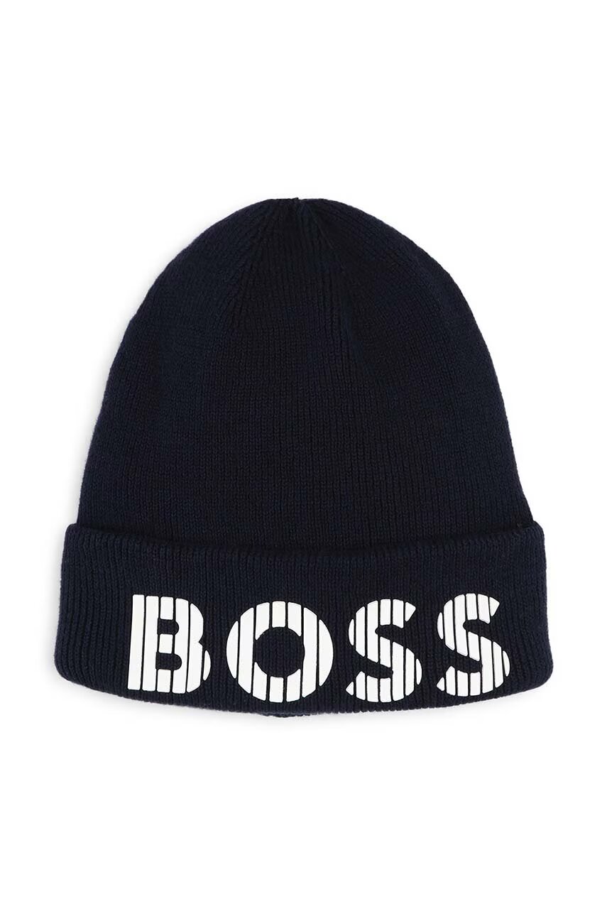 BOSS Детска памучна шапка