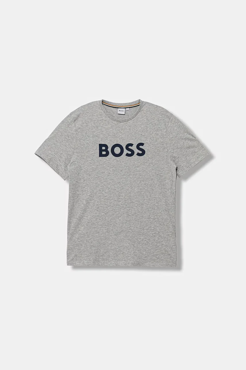 BOSS Детска памучна тениска