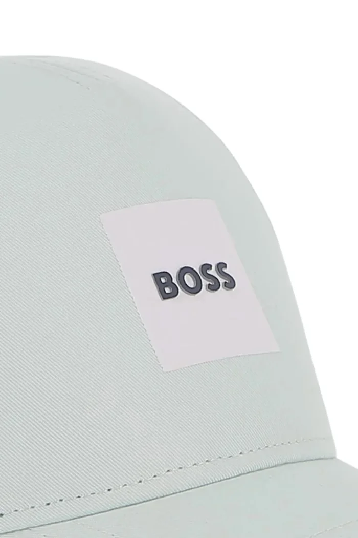 BOSS Детска шапка с козирка в тюркоазено J53143