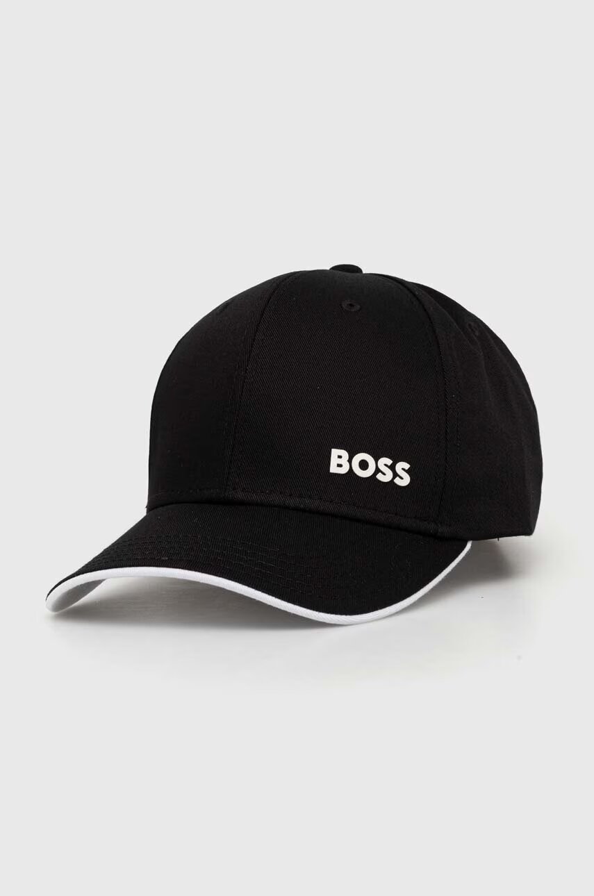 BOSS Green Памучна шапка с козирка Cap-Bold