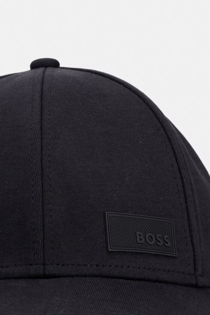 BOSS Green шапка с козирка мъжка от памучна материя Lach-J-BOSS черна 50566608