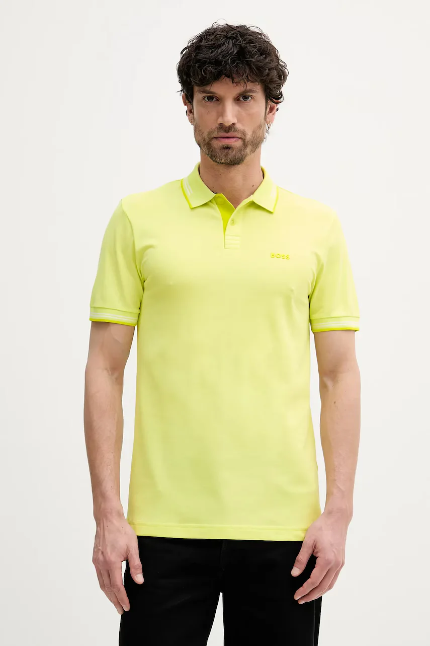 BOSS Green Тениска с яка Paul