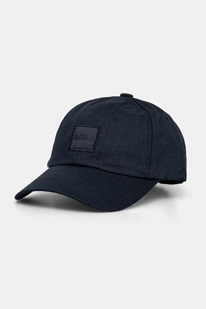BOSS Orange бейзболна шапка мъжка от памук Derrel-PL тъмносиня 50535555