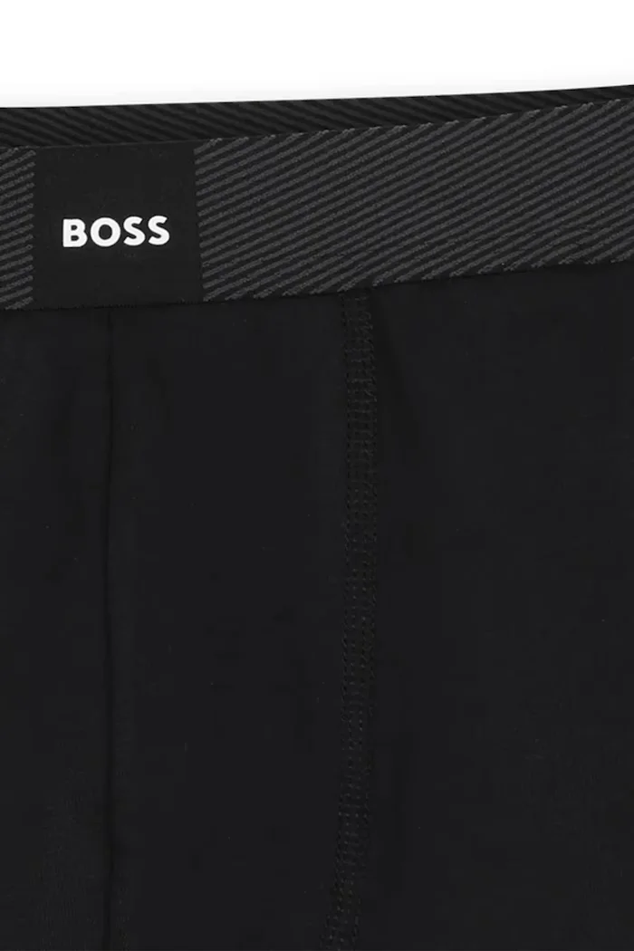 BOSS прилепнали боксерки за деца с памук 5 броя черни J53698