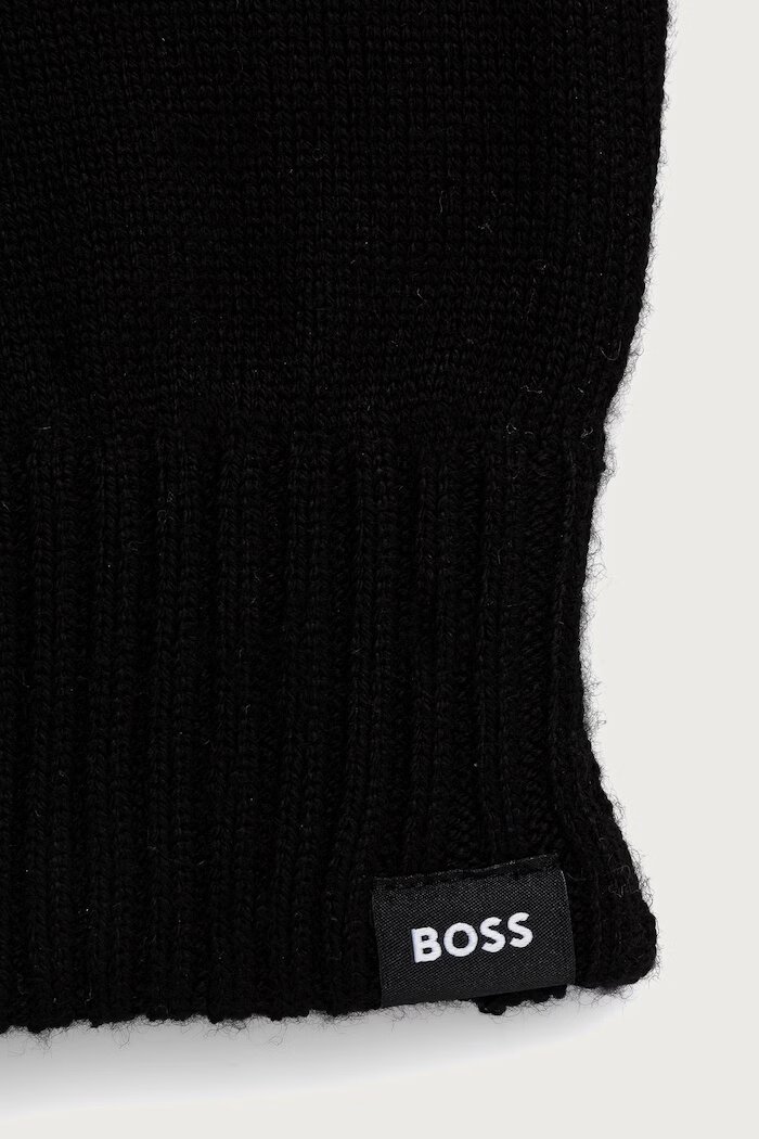 BOSS ръкавици мъжки с вълна Falco_Gloves черни 50571896