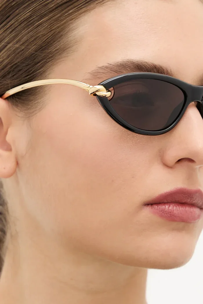 Bottega Veneta слънчеви очила дамски черни