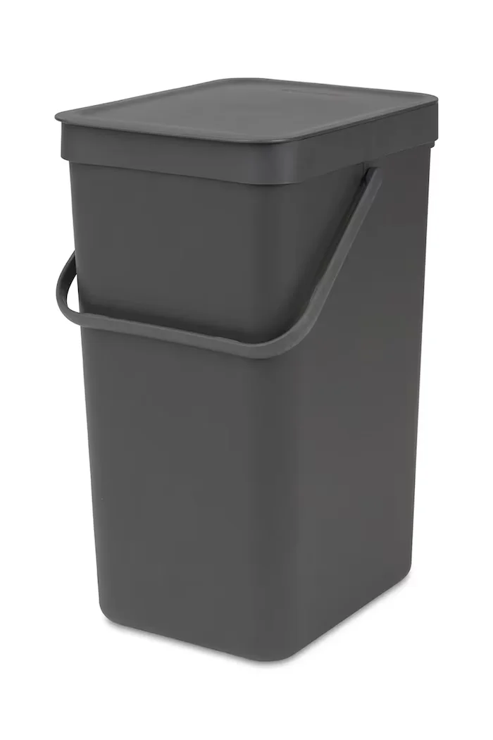 Brabantia Кошче за боклук Sort & Go 16 L в сиво 109966