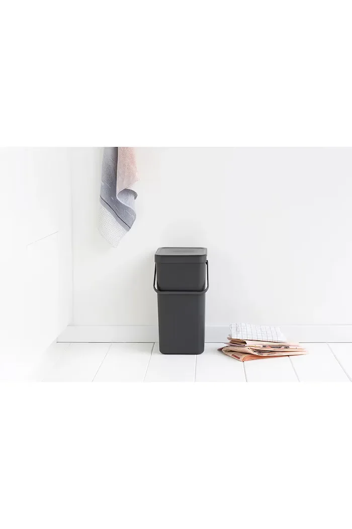 Brabantia Кошче за боклук Sort & Go 16 L в сиво 109966