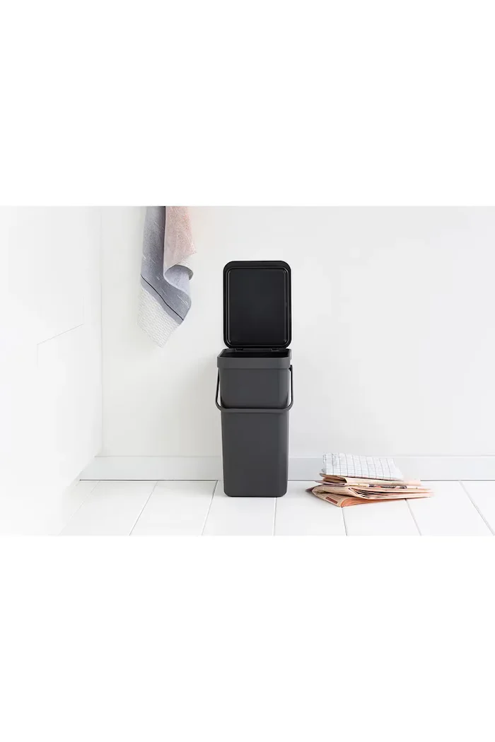 Brabantia Кошче за боклук Sort & Go 16 L в сиво 109966