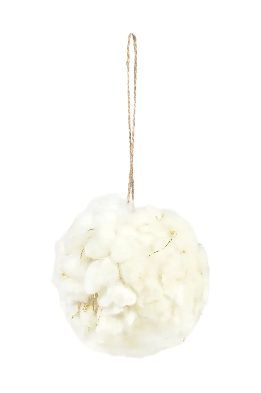 Calma House Украса за елха Flock Flakes 8 cm