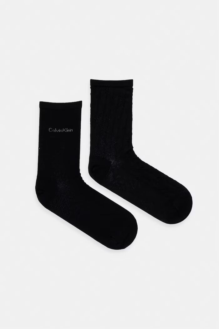 Calvin Klein дамски чорапи 2 броя черни 701237676