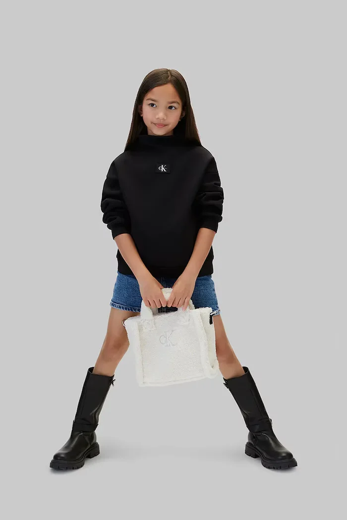 Calvin Klein Jeans чанта crossbody за деца бежова IU0IU00355