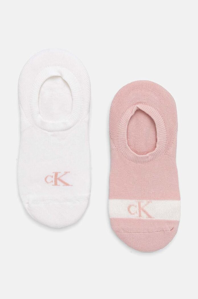 Calvin Klein Jeans Чорапи (2 чифта) в розово 701230601