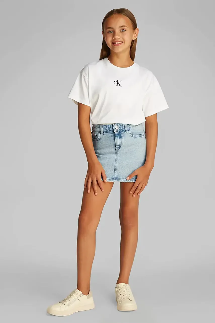 Calvin Klein Jeans Детска дънкова пола