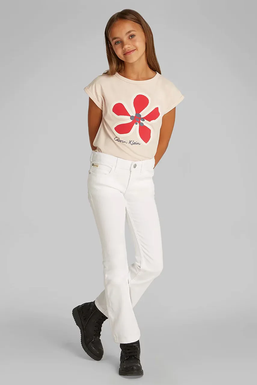 Calvin Klein Jeans Детски дънки FLARE