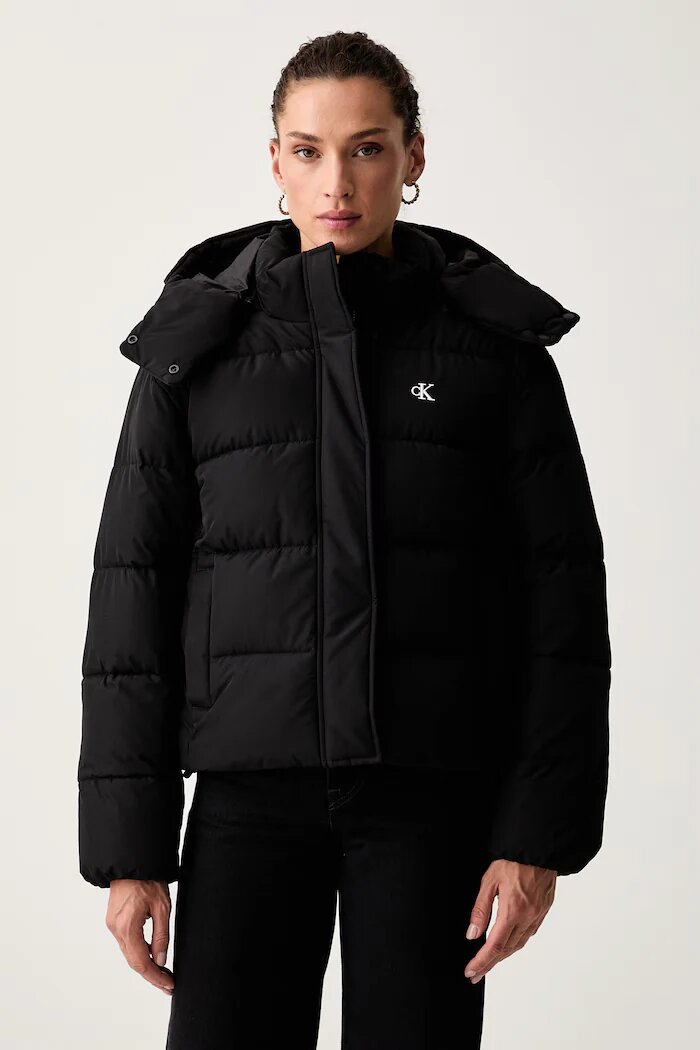 Calvin Klein Jeans капитонирано яке дамско черно LV047H504G