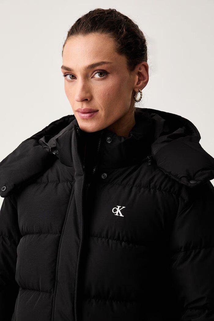 Calvin Klein Jeans капитонирано яке дамско черно LV047H504G