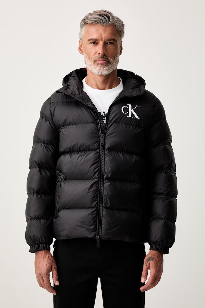 Calvin Klein Jeans капитонирано яке мъжко черно LV04RG513G