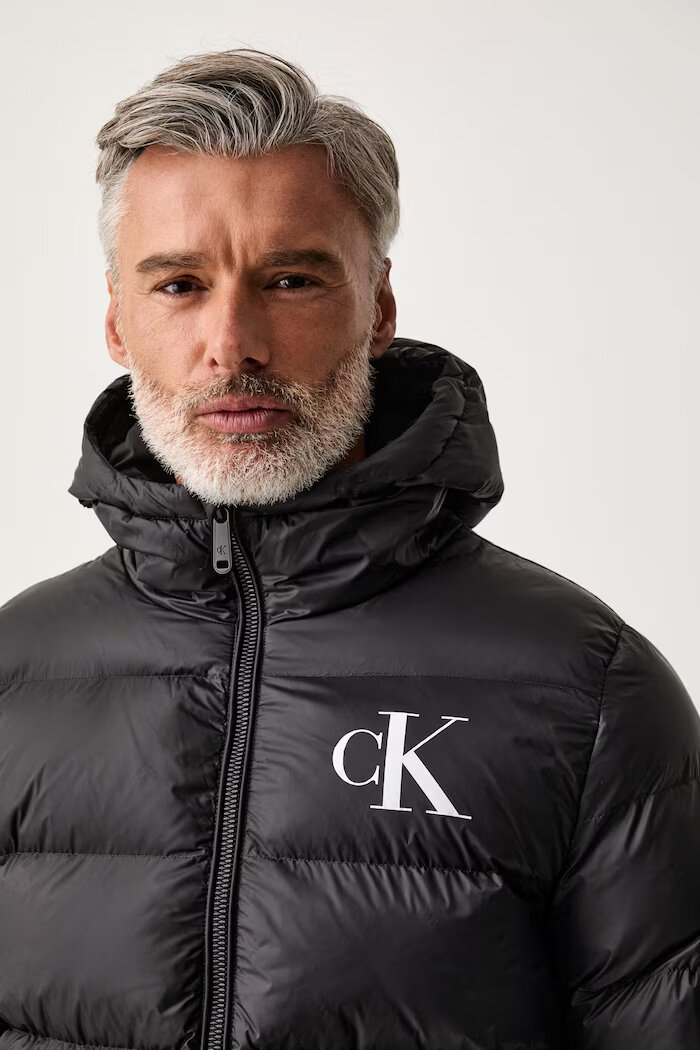Calvin Klein Jeans капитонирано яке мъжко черно LV04RG513G