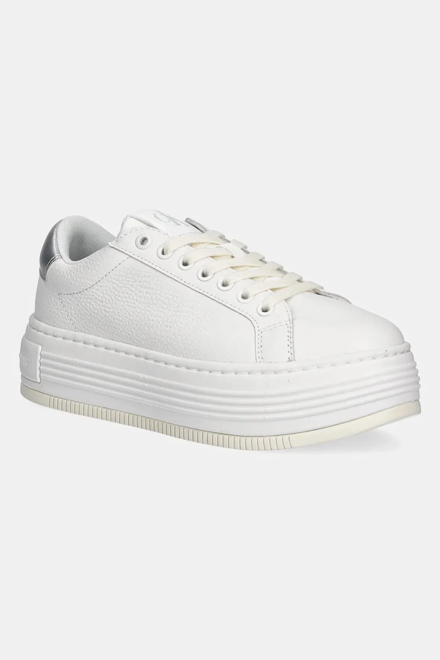 Calvin Klein Jeans Кожени маратонки BOLD FLATF LOW MIX OHB
