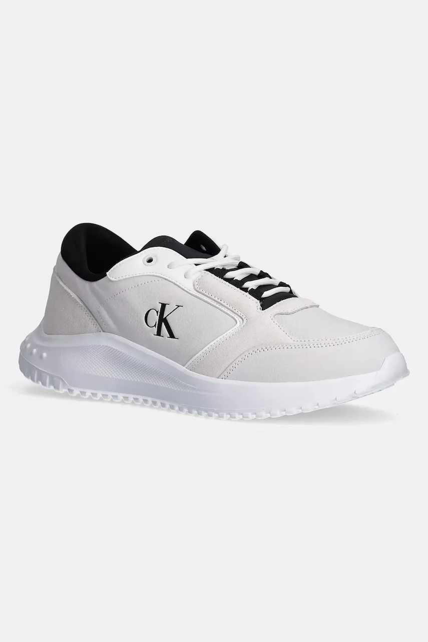 Calvin Klein Jeans Кожени маратонки EVA RUNNER LOW MG WMM