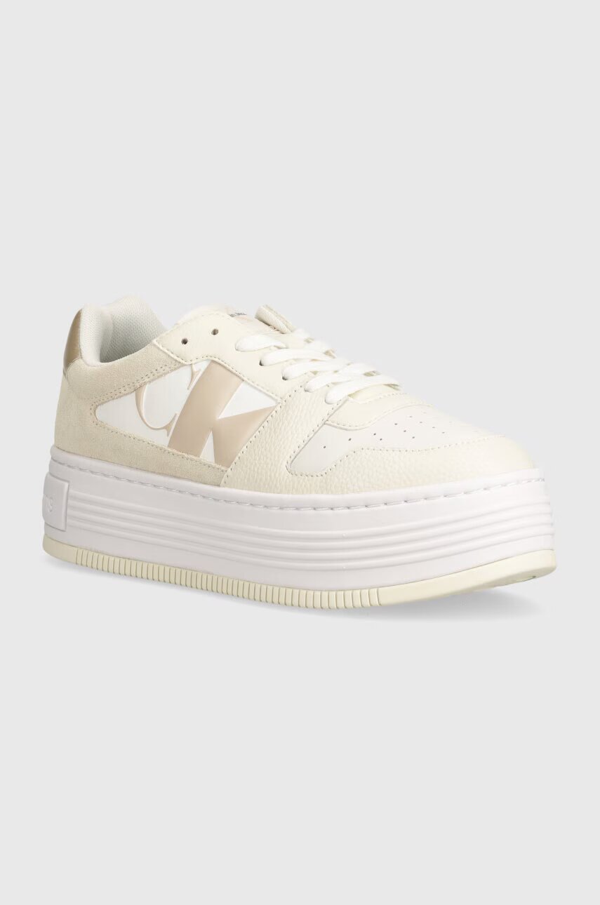 Calvin Klein Jeans Маратонки BOLD PLATF LOW LACE MIX NBS MTR