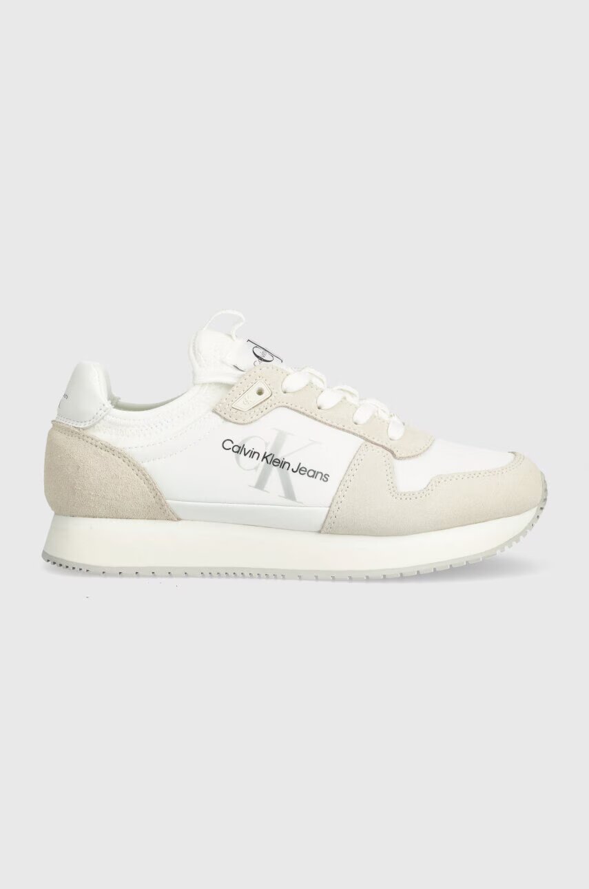 Calvin Klein Jeans Маратонки YW0YW00840 RUNNER SOCK LACEUP NY-LTH W