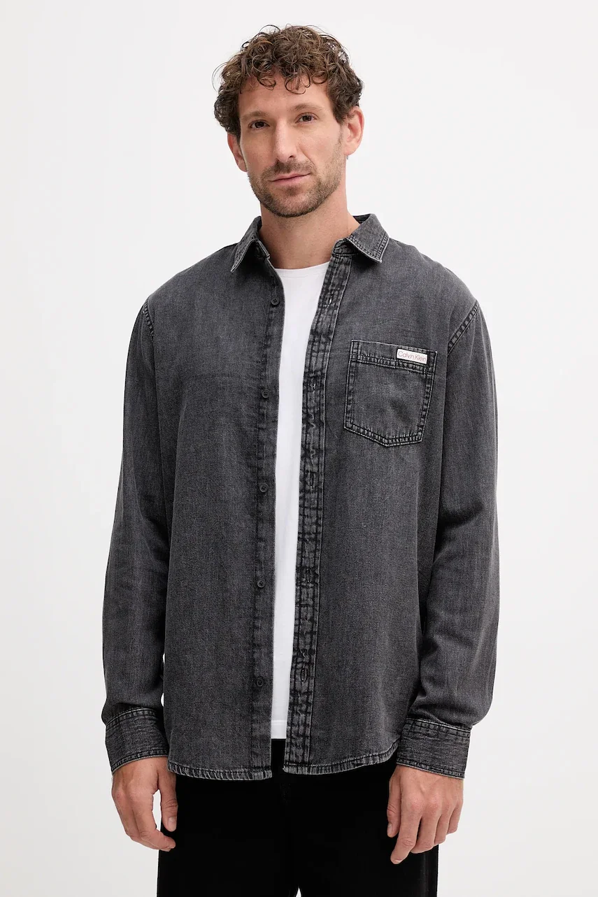 Calvin Klein Jeans Памучна риза