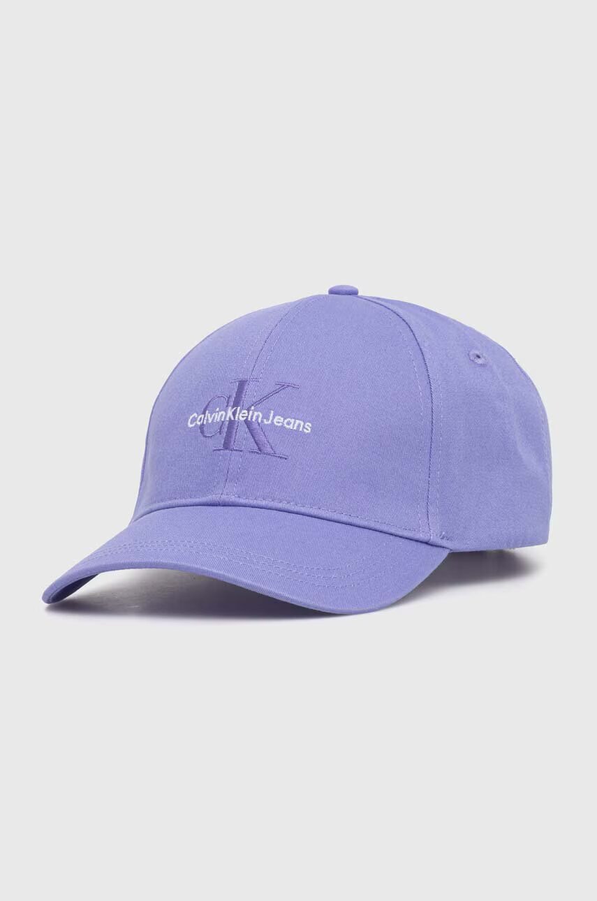 Calvin Klein Jeans Памучна шапка с козирка