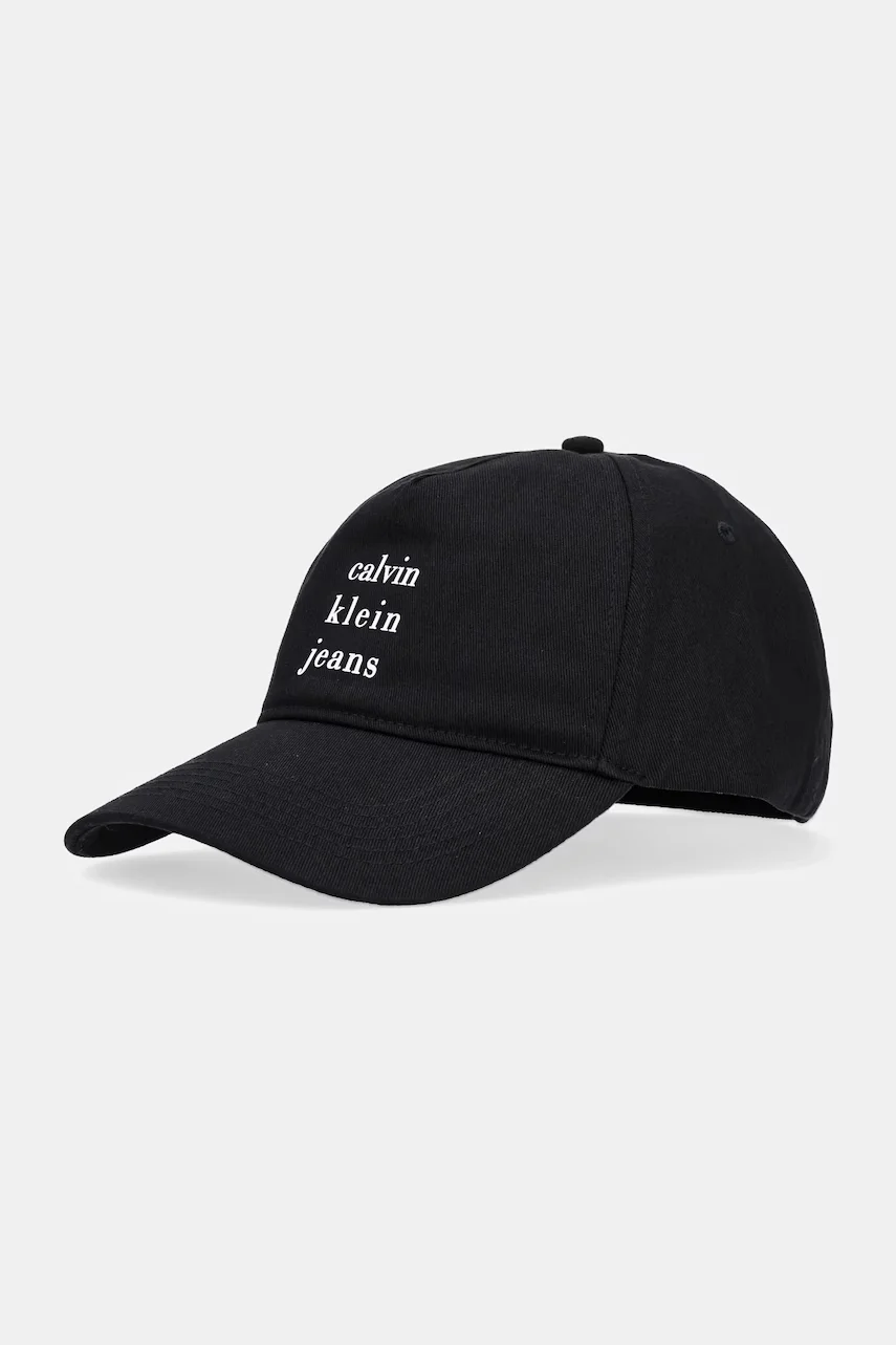 Calvin Klein Jeans Памучна шапка с козирка