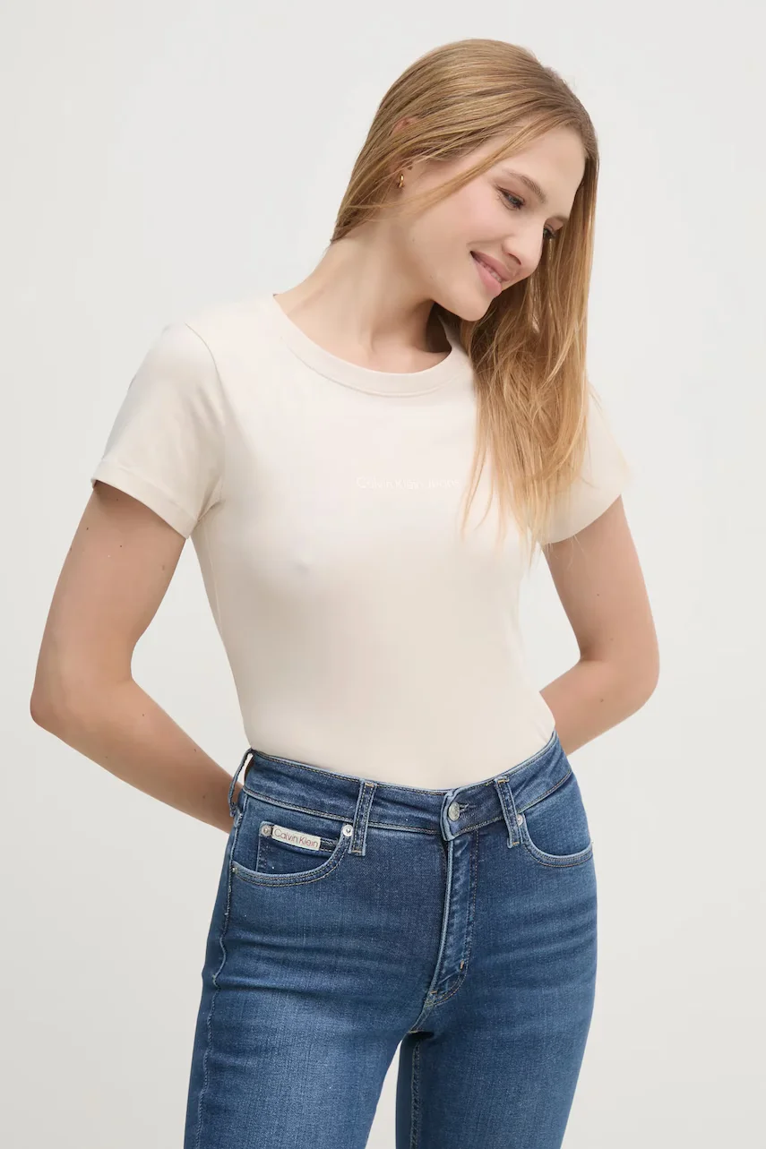 Calvin Klein Jeans Памучна тениска