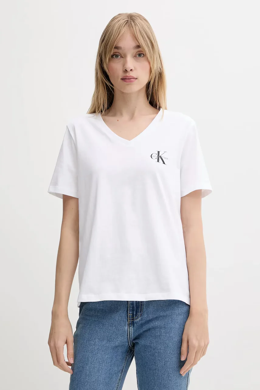 Calvin Klein Jeans Памучна тениска (2 броя)