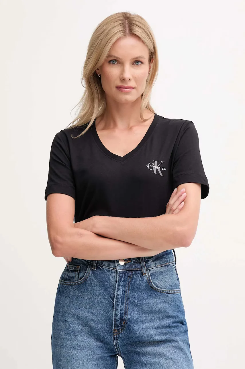 Calvin Klein Jeans Памучна тениска (2 броя)