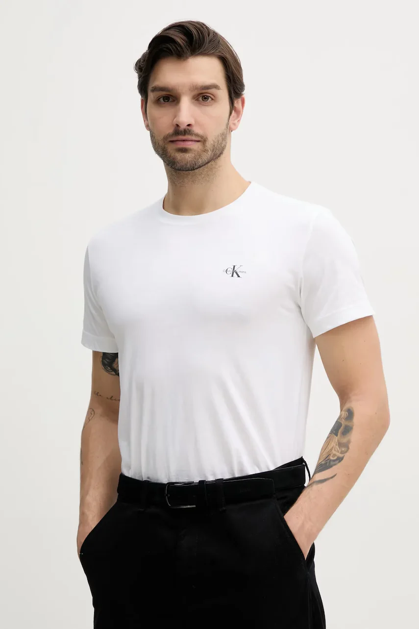 Calvin Klein Jeans Памучна тениска (2 броя)