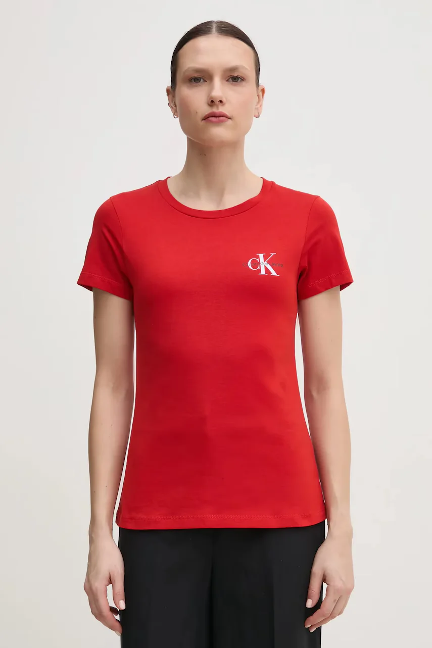 Calvin Klein Jeans Памучна тениска (2 броя)