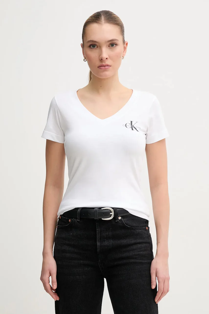 Calvin Klein Jeans Памучна тениска (2 броя)
