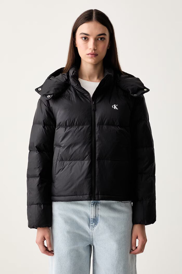 Calvin Klein Jeans пухено яке дамско черно LV047H500G