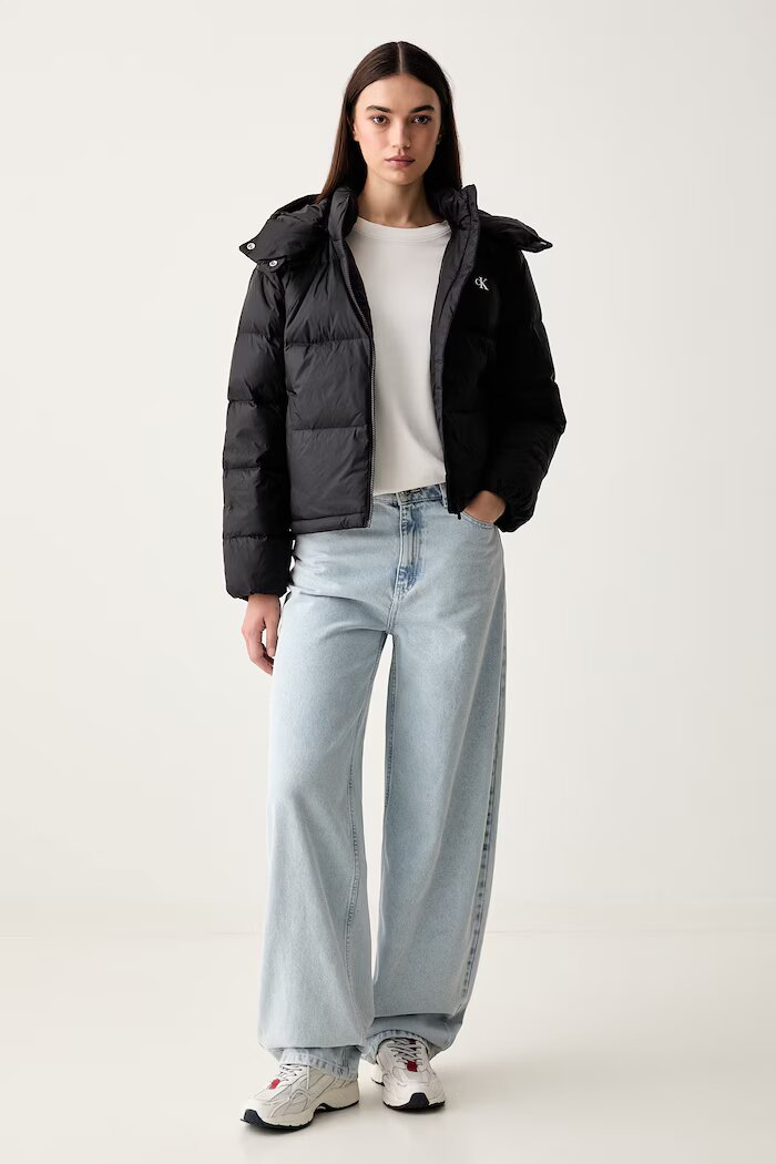 Calvin Klein Jeans пухено яке дамско черно LV047H500G