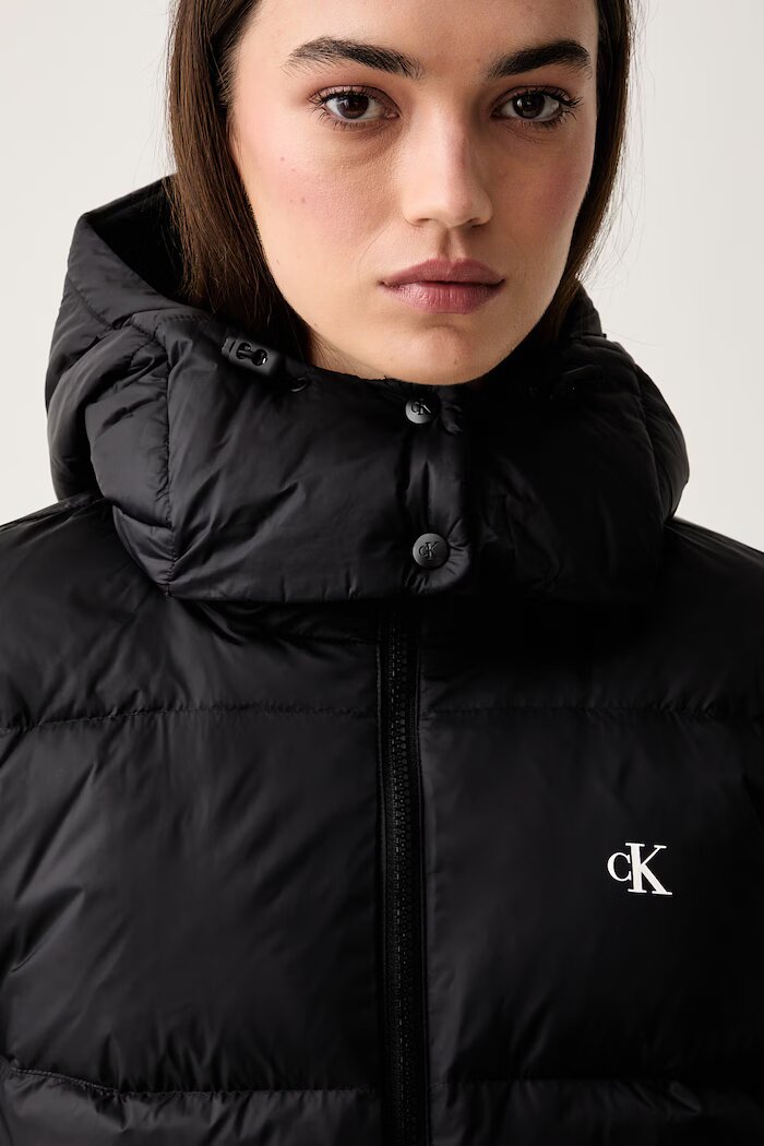 Calvin Klein Jeans пухено яке дамско черно LV047H500G