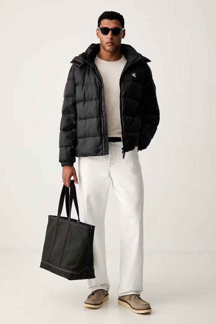 Calvin Klein Jeans пухено яке мъжко черно LV04RG515G