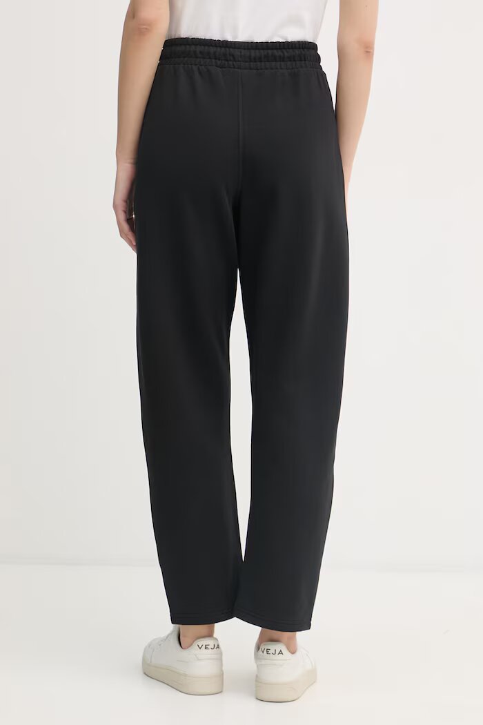 Calvin Klein Jeans спортен панталон дамски памучен черен LV047F210G