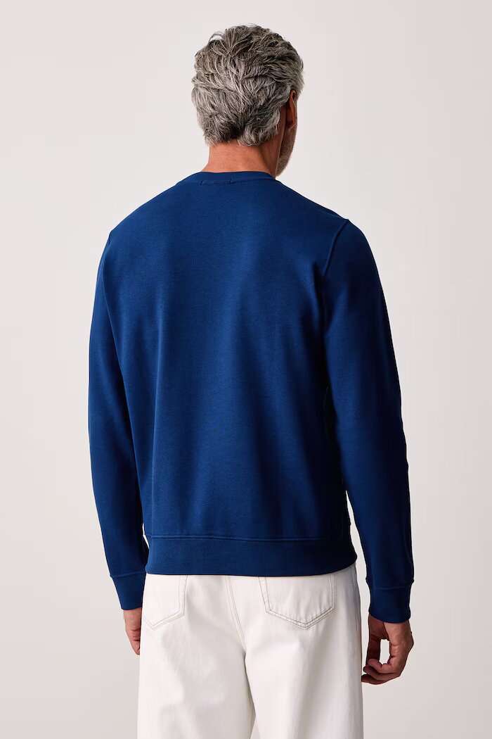 Calvin Klein Jeans суичър мъжки от памук тъмносин LV04RG275G