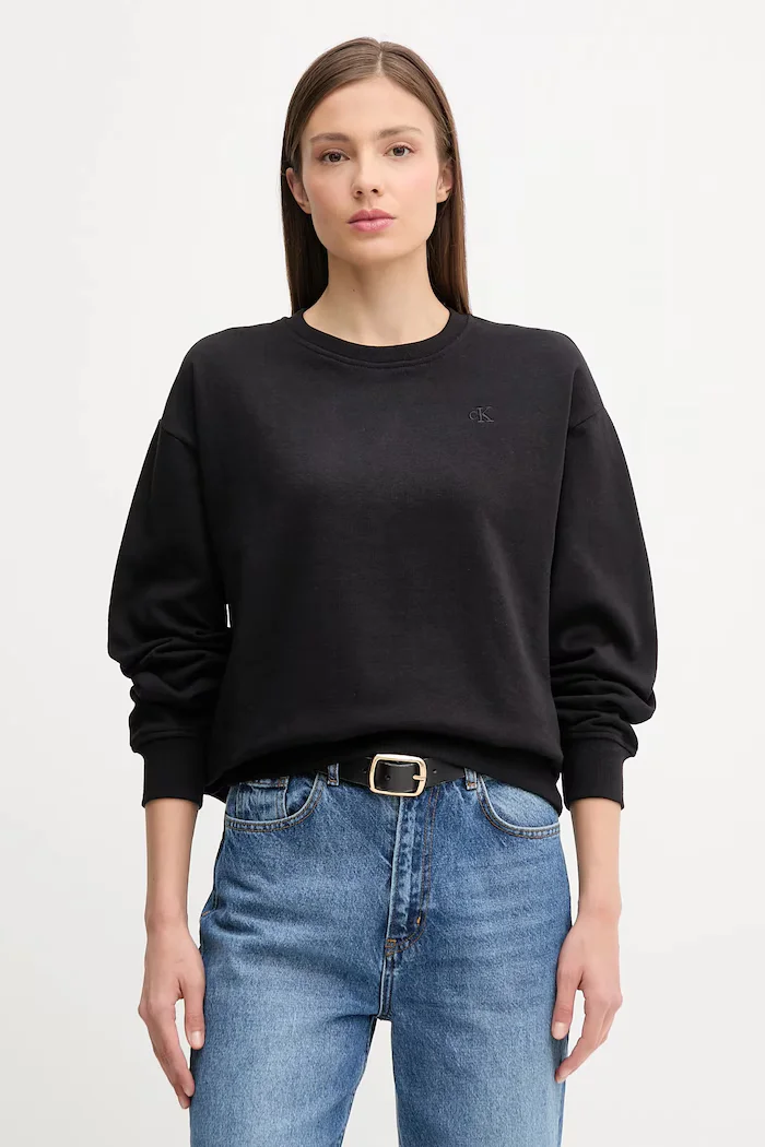 Calvin Klein Jeans Суичър в черно LV047B236G