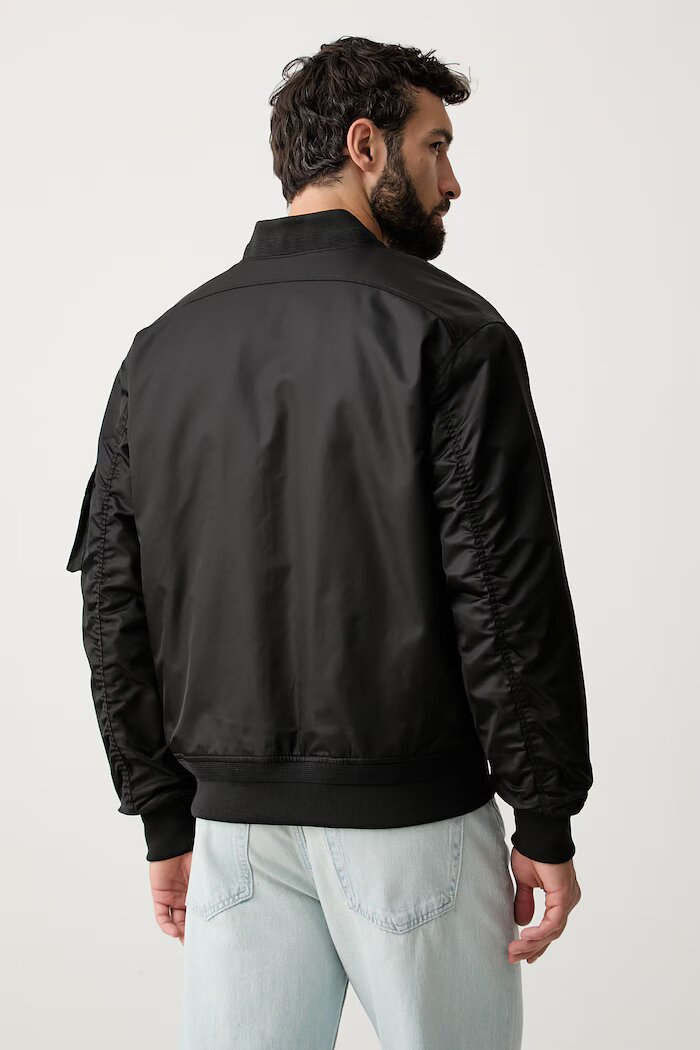 Calvin Klein Jeans яке бомбър мъжко черно LV04RG505G